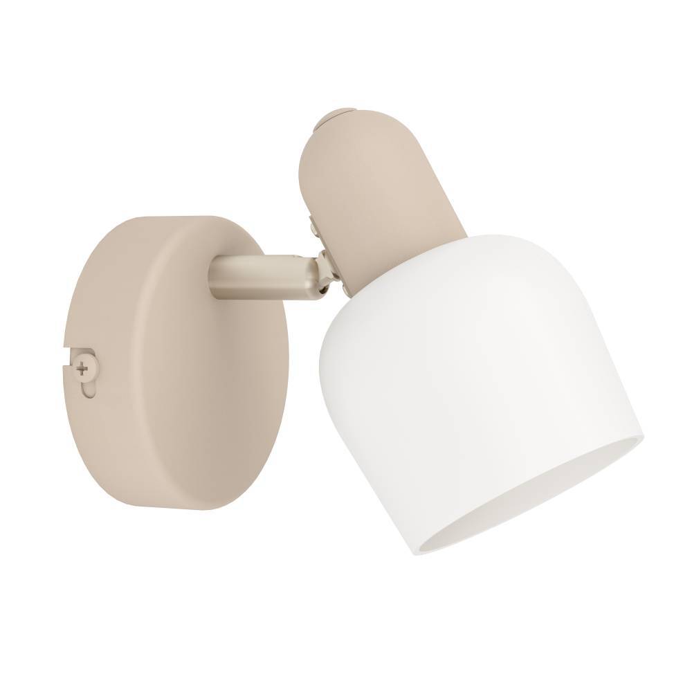 Изображение товара 900714 Спот CORATO, 1X18W (E14), L85, H125, A150, сталь, песочный, матовый никель / стекло, белый от магазина N&M Home