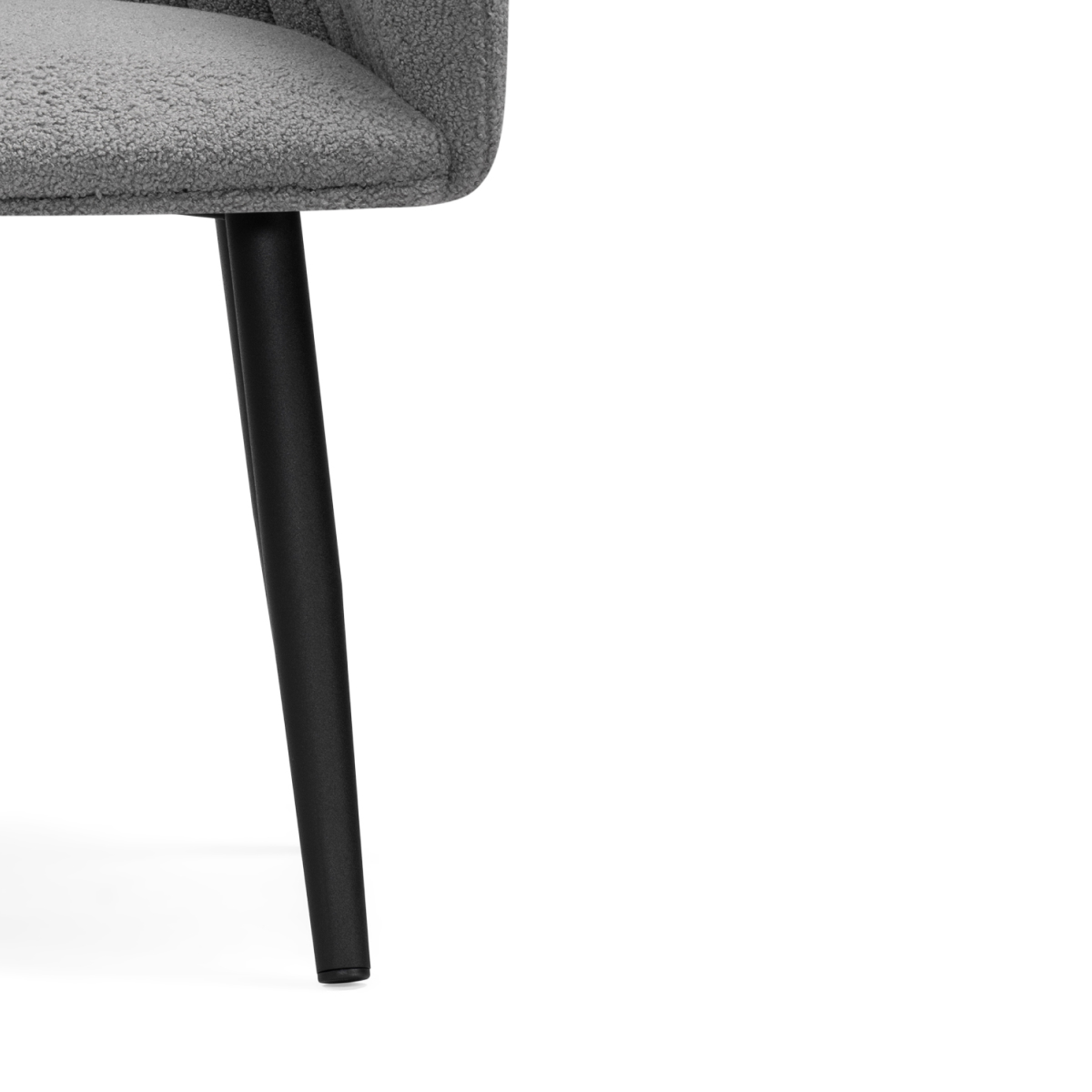 Изображение товара Стул на металлокаркасе Халли lamb 11 / черный от магазина N&M Home