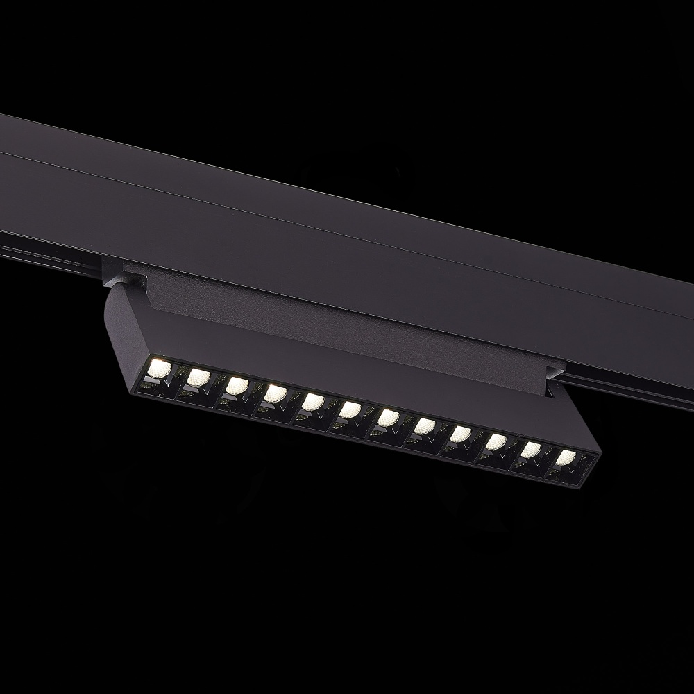 Изображение товара ST364.436.12 Магнитный трековый светильник Черный LED 1*12W 3000K 1 009Lm Ra>90 36° IP20 L219xW22xH1 от магазина N&M Home