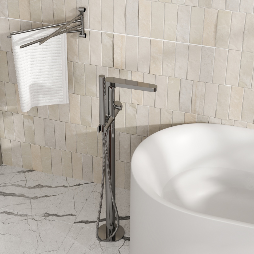 Изображение товара Mosel 4621 Смеситель напольный для ванны от магазина N&M Home