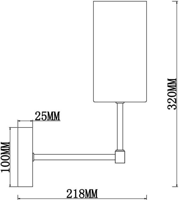 Изображение товара Бра Agnes FR5184WL-01CH от магазина N&M Home
