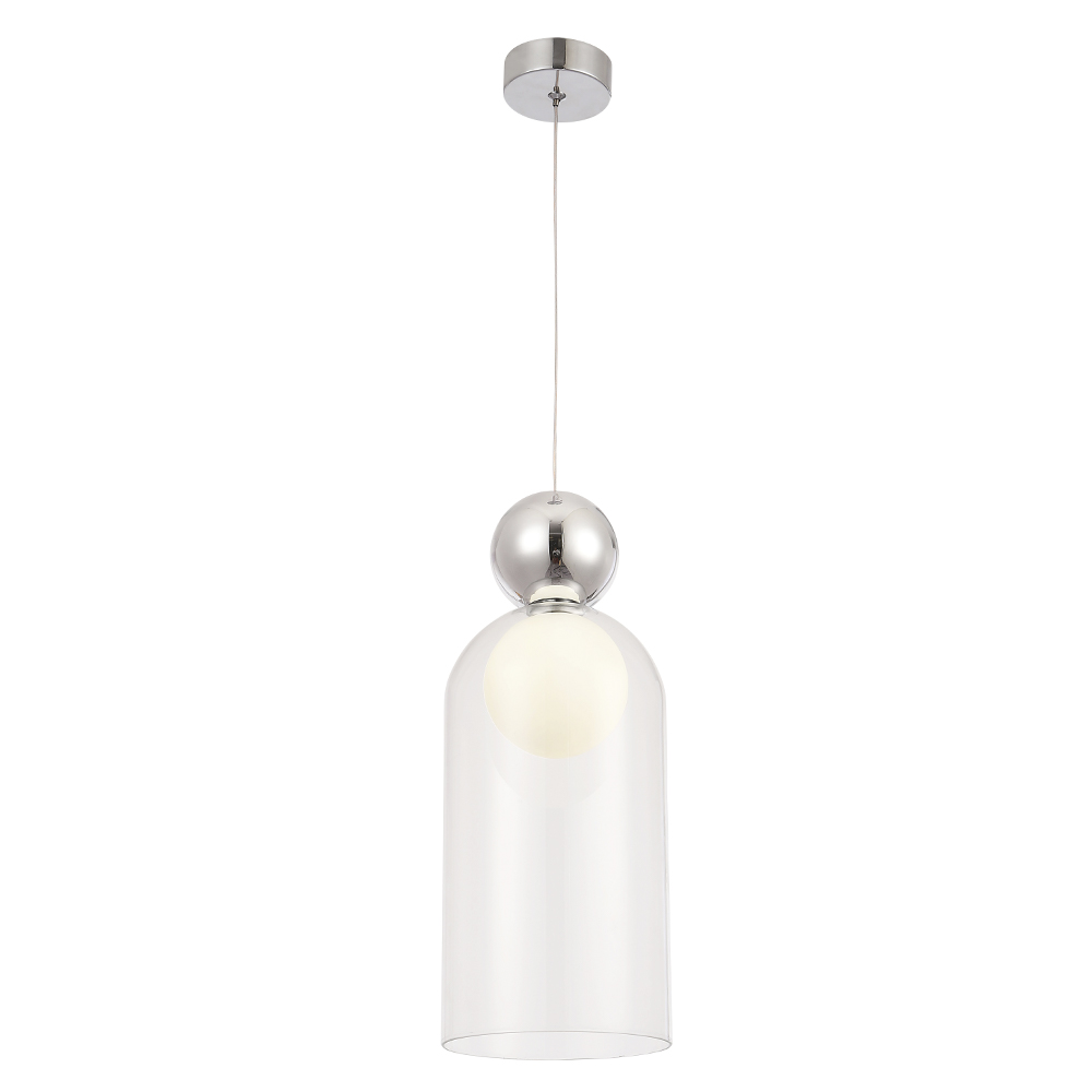 Изображение товара Светильник подвесной Crystal Lux MURCIA SP1.1 CHROME от магазина N&M Home
