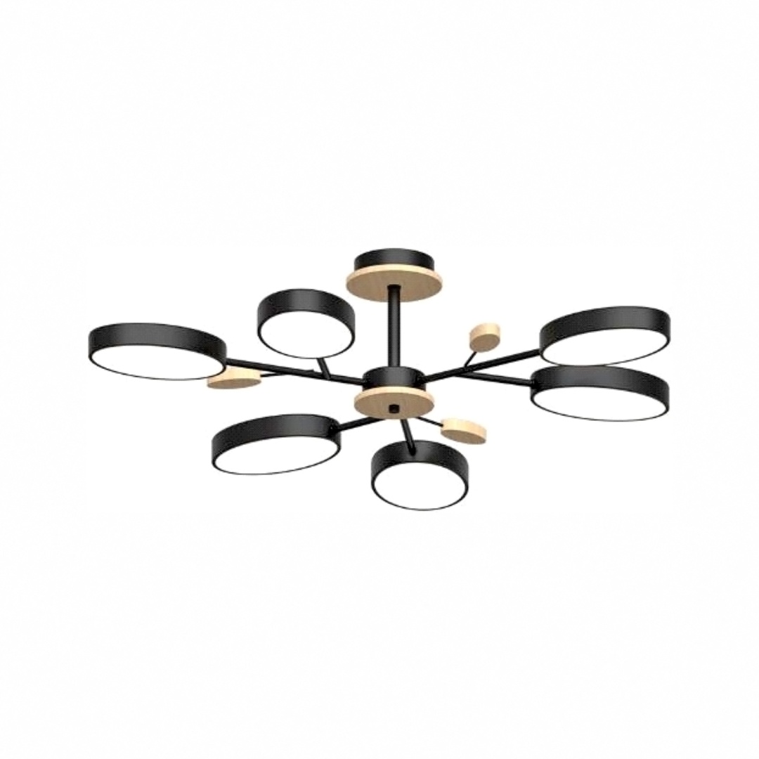 Изображение товара Потолочный cветильник LED4U L3220-830 BK от магазина N&M Home