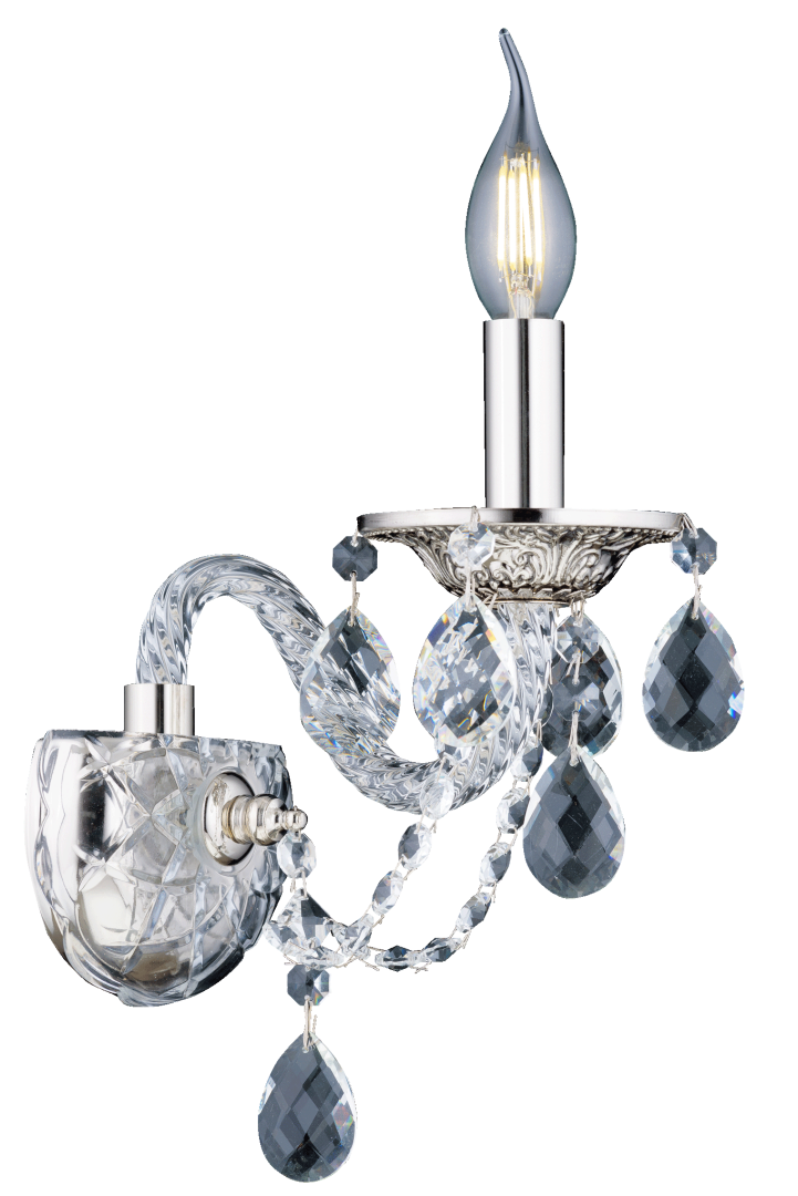 Изображение товара B1677/1W SN+BK (1/6) Бра NW от магазина N&M Home