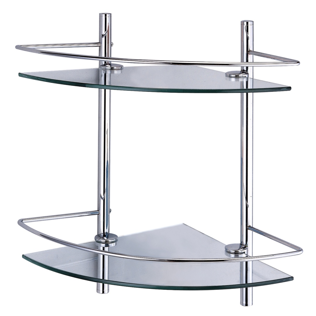 Изображение товара K-3122 Полка стеклянная двойная от магазина N&M Home