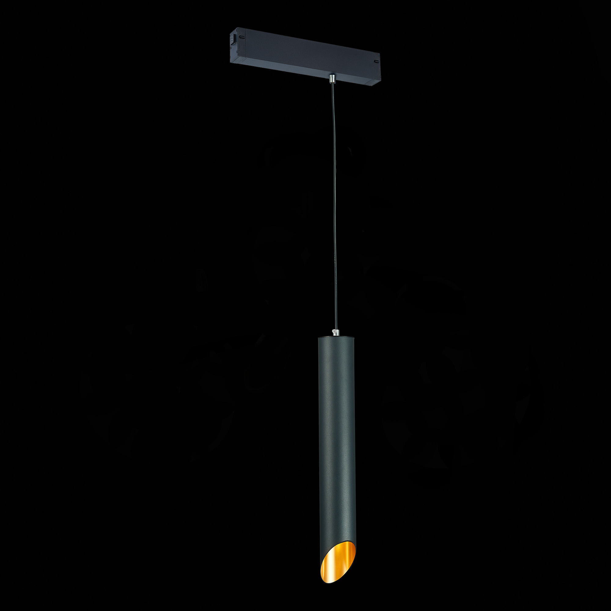 Изображение товара ST508.413.01 Св-к трек. Черный GU10 1*50W  IP20 D60xH400 180-240V Без ламп от магазина N&M Home