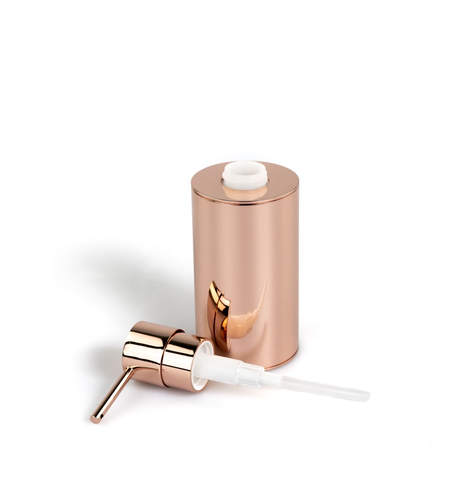 Изображение товара Stil Haus Hashi, настенный металлический дозатор, цвет розовое золото от магазина N&M Home