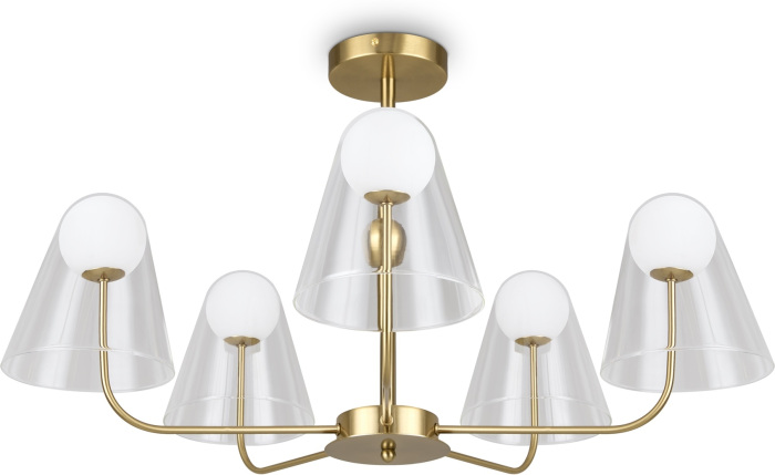 Изображение товара Потолочная люстра Doublety FR5382PL-05BS от магазина N&M Home