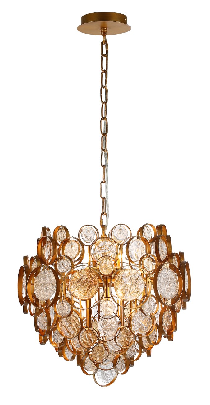 Изображение товара Светильник подвесной Crystal Lux DESEO SP6 D460 GOLD от магазина N&M Home