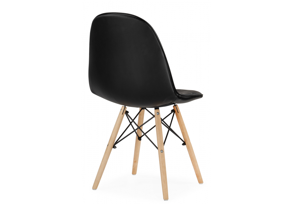Изображение товара Стул деревянный Kvadro 1 black / wood от магазина N&M Home