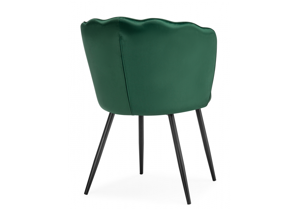 Изображение товара Стул на металлокаркасе Coral green / black от магазина N&M Home