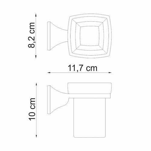Изображение товара Wern K-2528 Подстаканник одинарный от магазина N&M Home