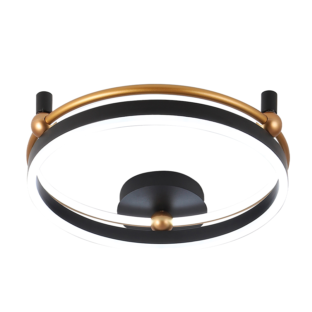Изображение товара Светильник потолочный Crystal Lux FERNANDO PL48W LED BLACK/GOLD от магазина N&M Home