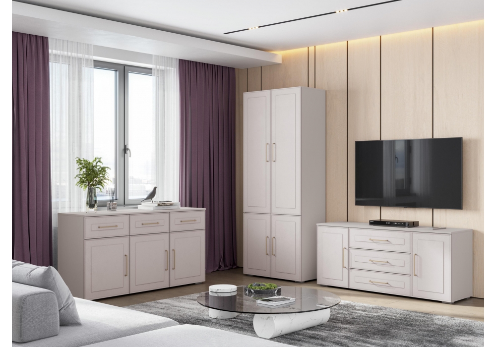 Изображение товара Комод Мотру ТБ-01 кашемир / шампань от магазина N&M Home
