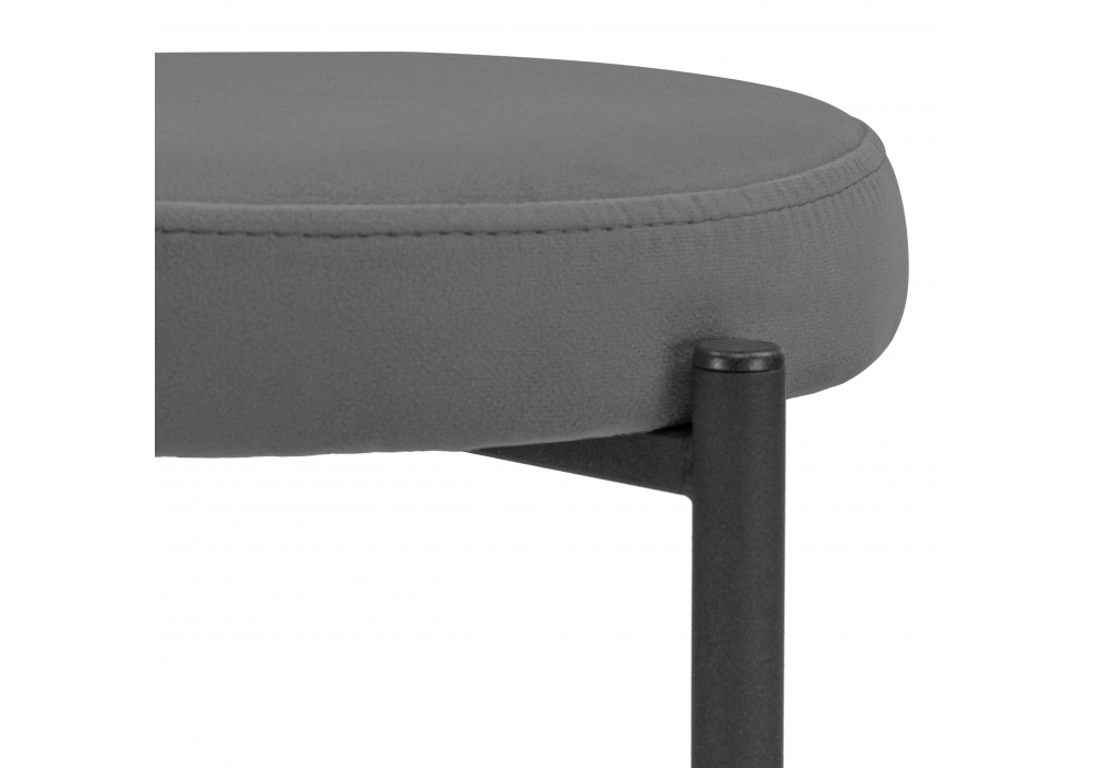 Изображение товара Табурет Кудо velutto 32 / черный от магазина N&M Home