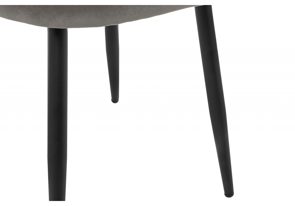 Изображение товара Стул на металлокаркасе Gabi 1 dark gray / black от магазина N&M Home