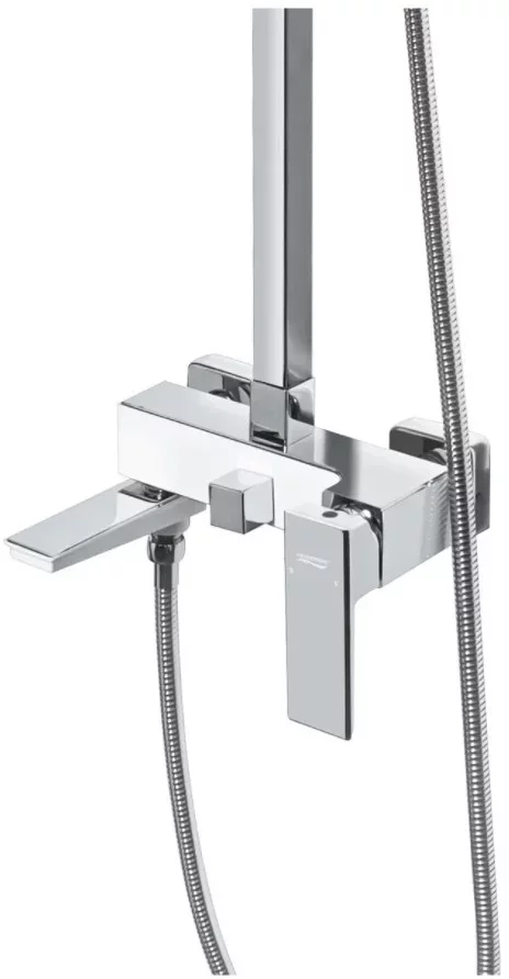 Изображение товара Душевая система Grocenberg GB7008 Белый хром от магазина N&M Home