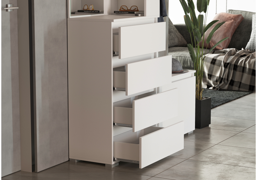 Изображение товара Прихожая Элла ПР-01 белый / белый от магазина N&M Home