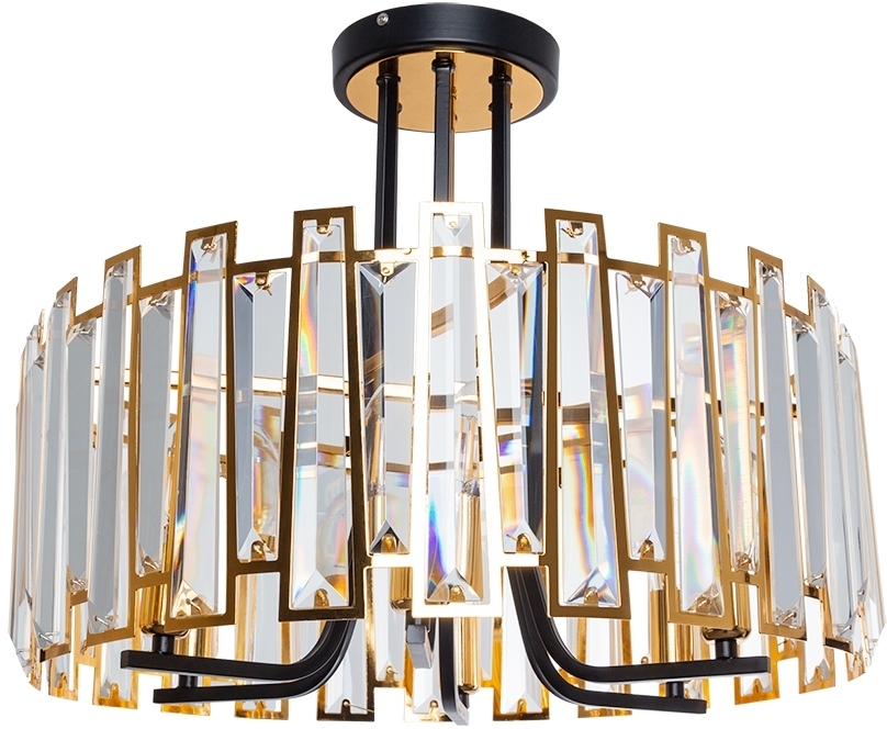 Изображение товара Потолочная люстра Amber A1028PL-6BK от магазина N&M Home