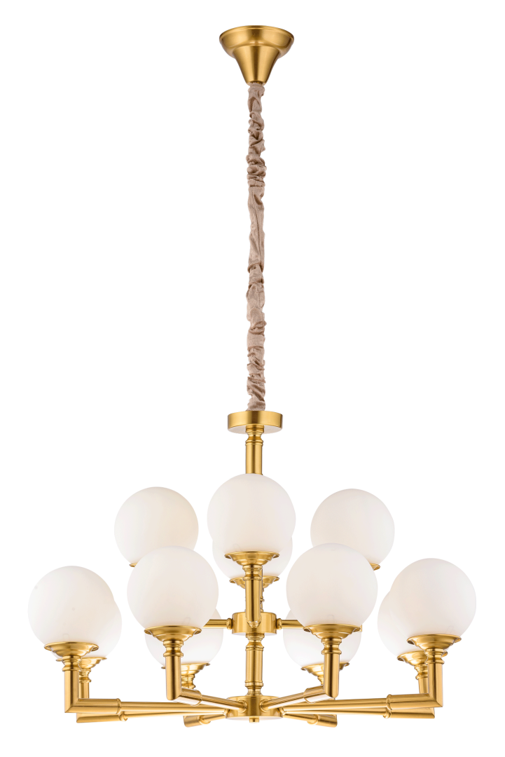 Изображение товара 8683/8+4LT BRASS (1) Люстра NW от магазина N&M Home