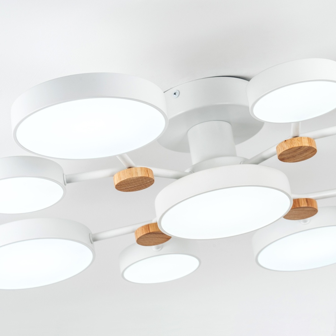 Изображение товара Потолочный cветильник LED4U L3201-780 WT от магазина N&M Home