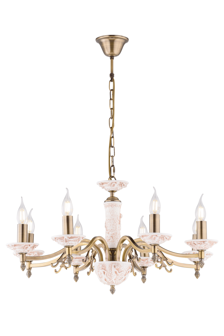 Изображение товара 85668/8 AB+BGE (1) Люстра от магазина N&M Home