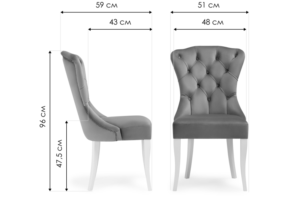 Изображение товара Стул деревянный Милано 1 синий / венге от магазина N&M Home