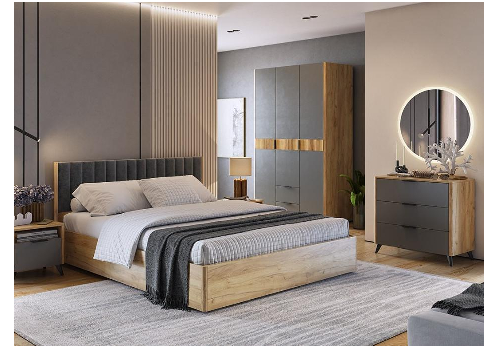 Изображение товара Комод Адам дуб крафт золотой/графит от магазина N&M Home
