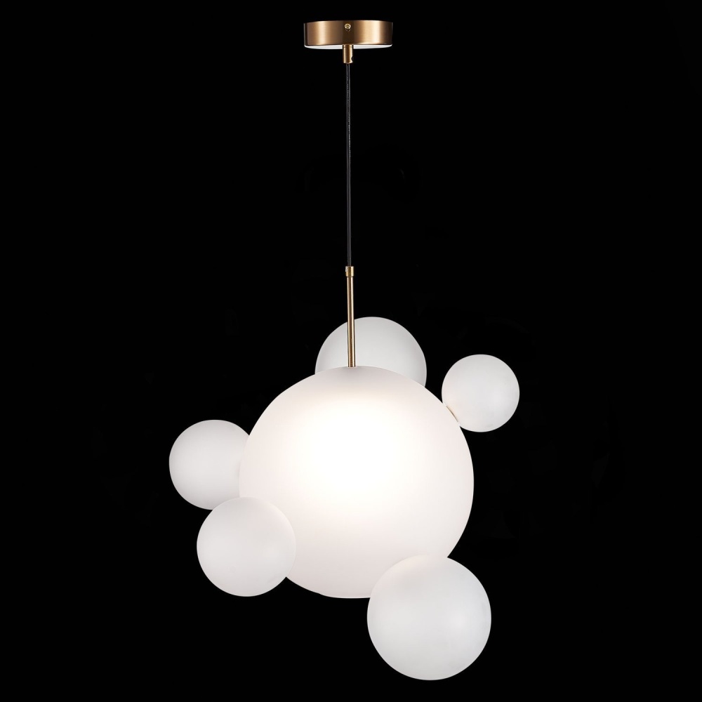 Изображение товара SL1133.513.01 Светильник подвесной ST-Luce Латунь/Белый E27 1*60W от магазина N&M Home
