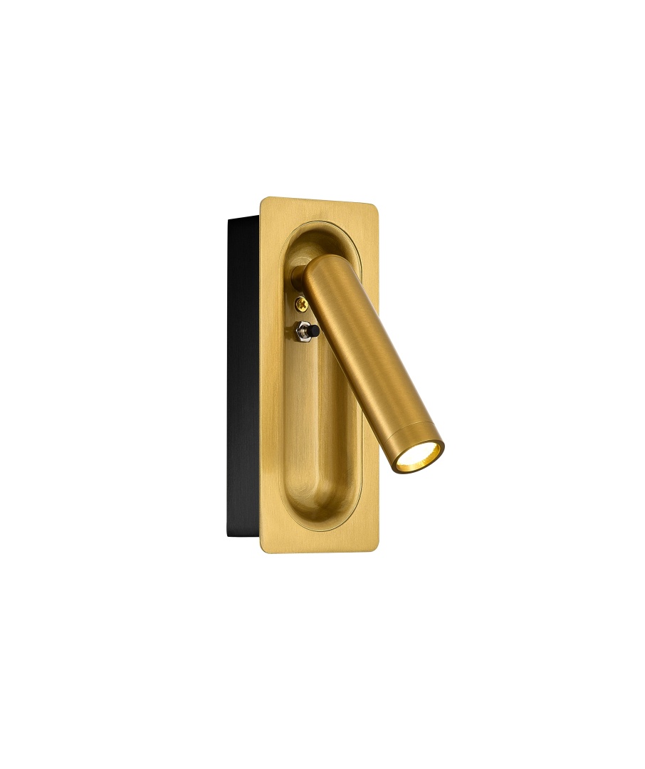 Изображение товара DW-W240601 BLACK CASE+BRASS SURFACE (1) Настенный Светильник (NW) # от магазина N&M Home