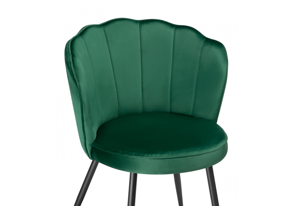 Изображение товара Стул на металлокаркасе Coral green / black от магазина N&M Home