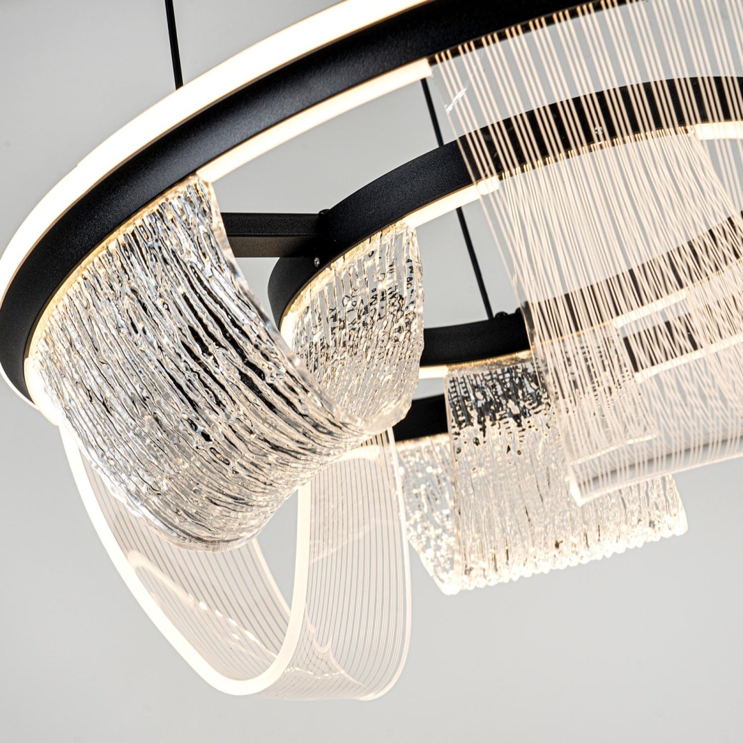 Изображение товара Подвесной cветильник LED4U L7706-460 BK от магазина N&M Home