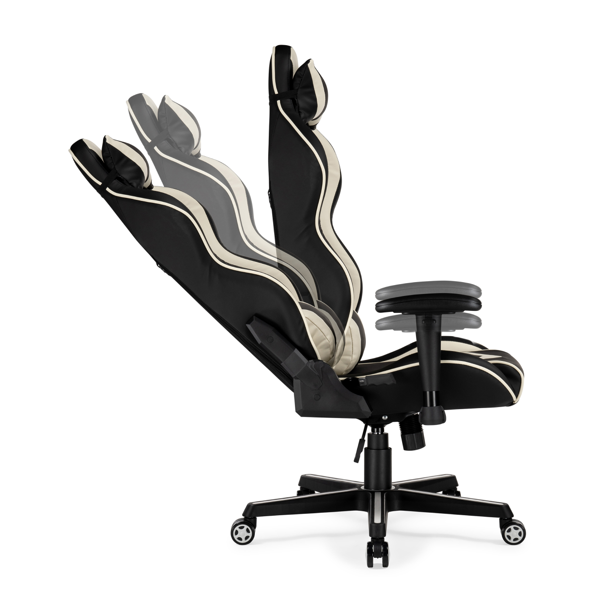 Изображение товара Компьютерное кресло Racer черное / бежевое от магазина N&M Home