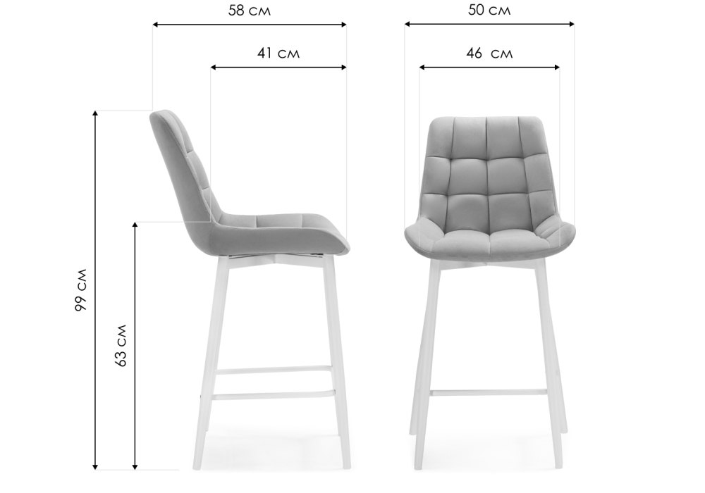 Изображение товара Барный стул Алст К зеленый / черный от магазина N&M Home