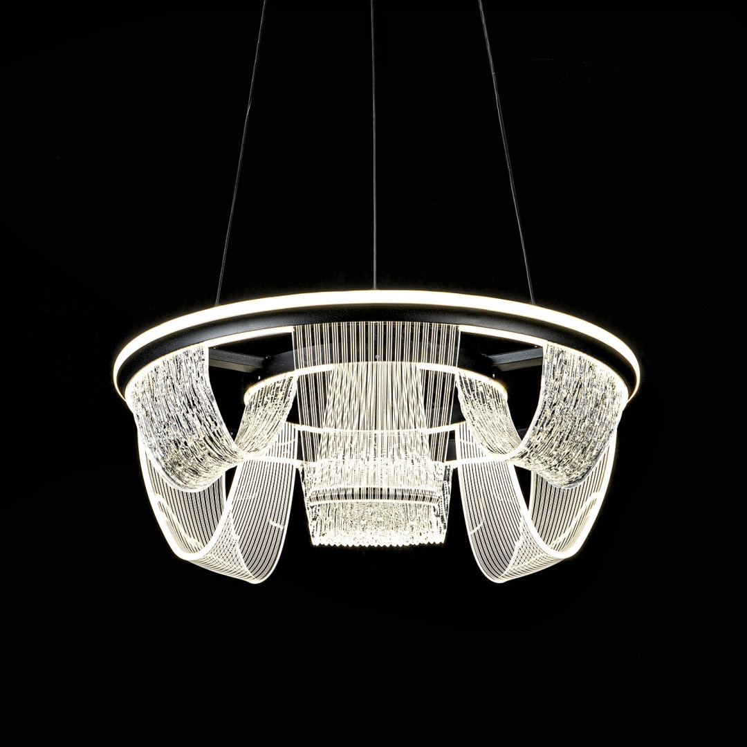 Изображение товара Подвесной cветильник LED4U L7706-460 BK от магазина N&M Home