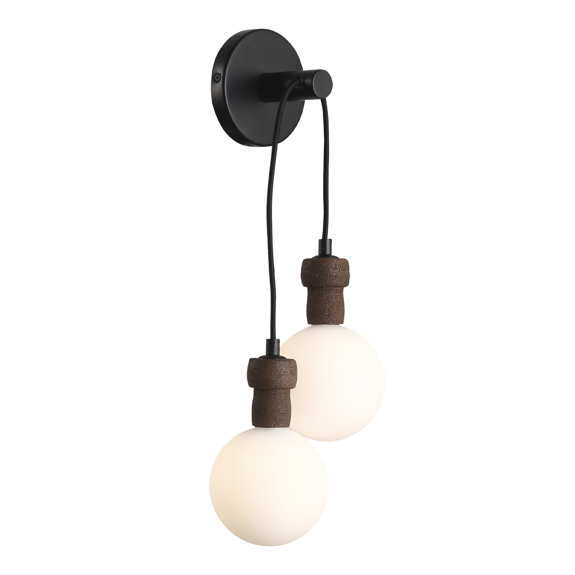 Изображение товара SL6226.411.02 Светильник настенный ST-Luce Черный/Белый G9 2*5W 4000K от магазина N&M Home