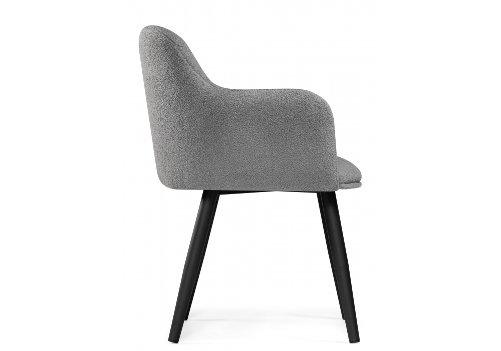 Изображение товара Стул на металлокаркасе Халли lamb 11 / черный от магазина N&M Home