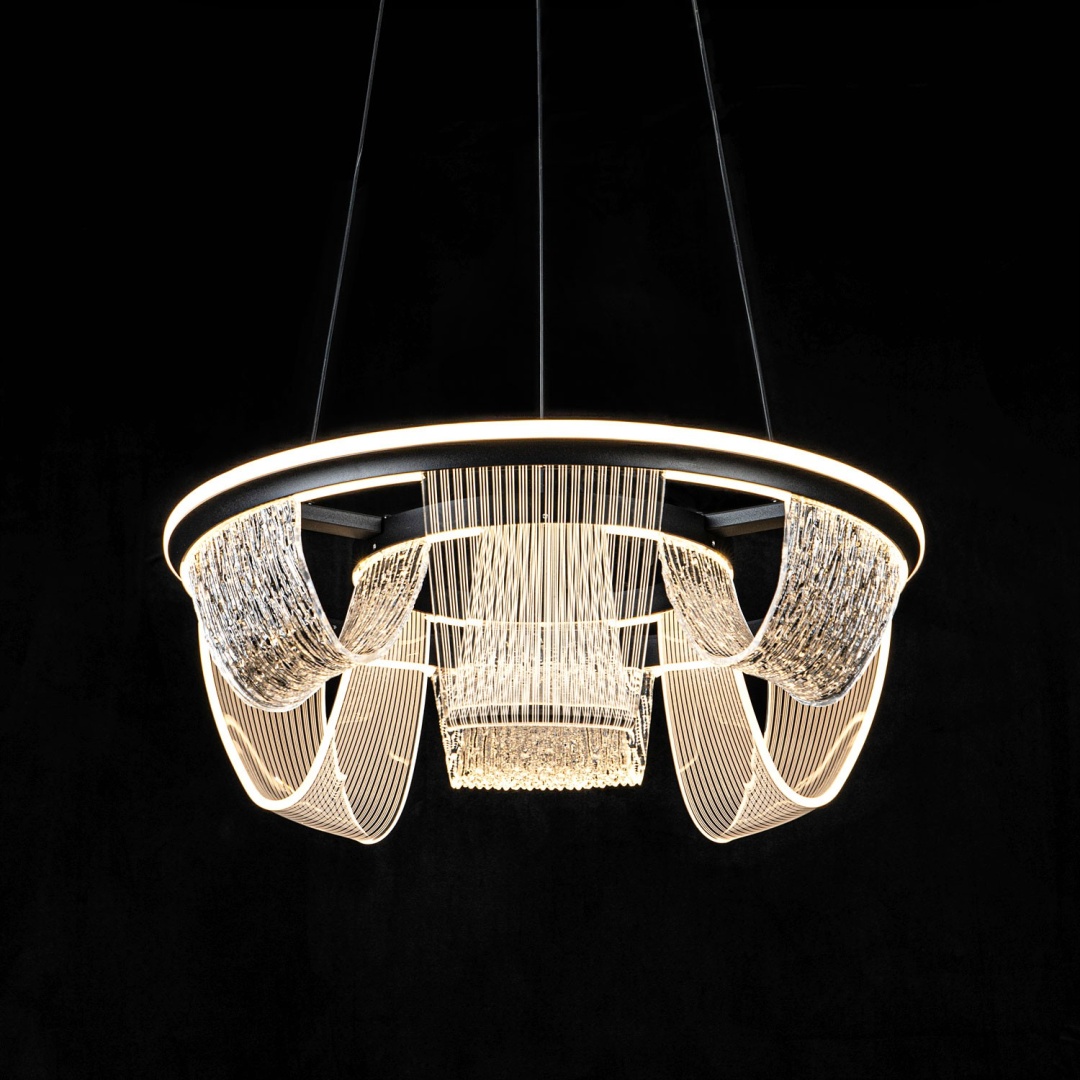 Изображение товара Подвесной cветильник LED4U L7706-460 BK от магазина N&M Home