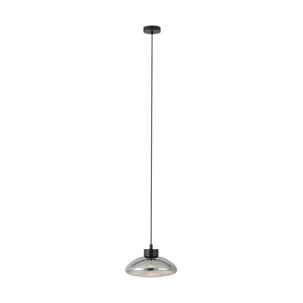 Изображение товара 390298 Подвесной светильник (люстра) диммируемый SARNARRA, 1X5,4W (LED), 2700K, 510lm, ?305, сталь, черный/стекло, черный полупрозрачный от магазина N&M Home