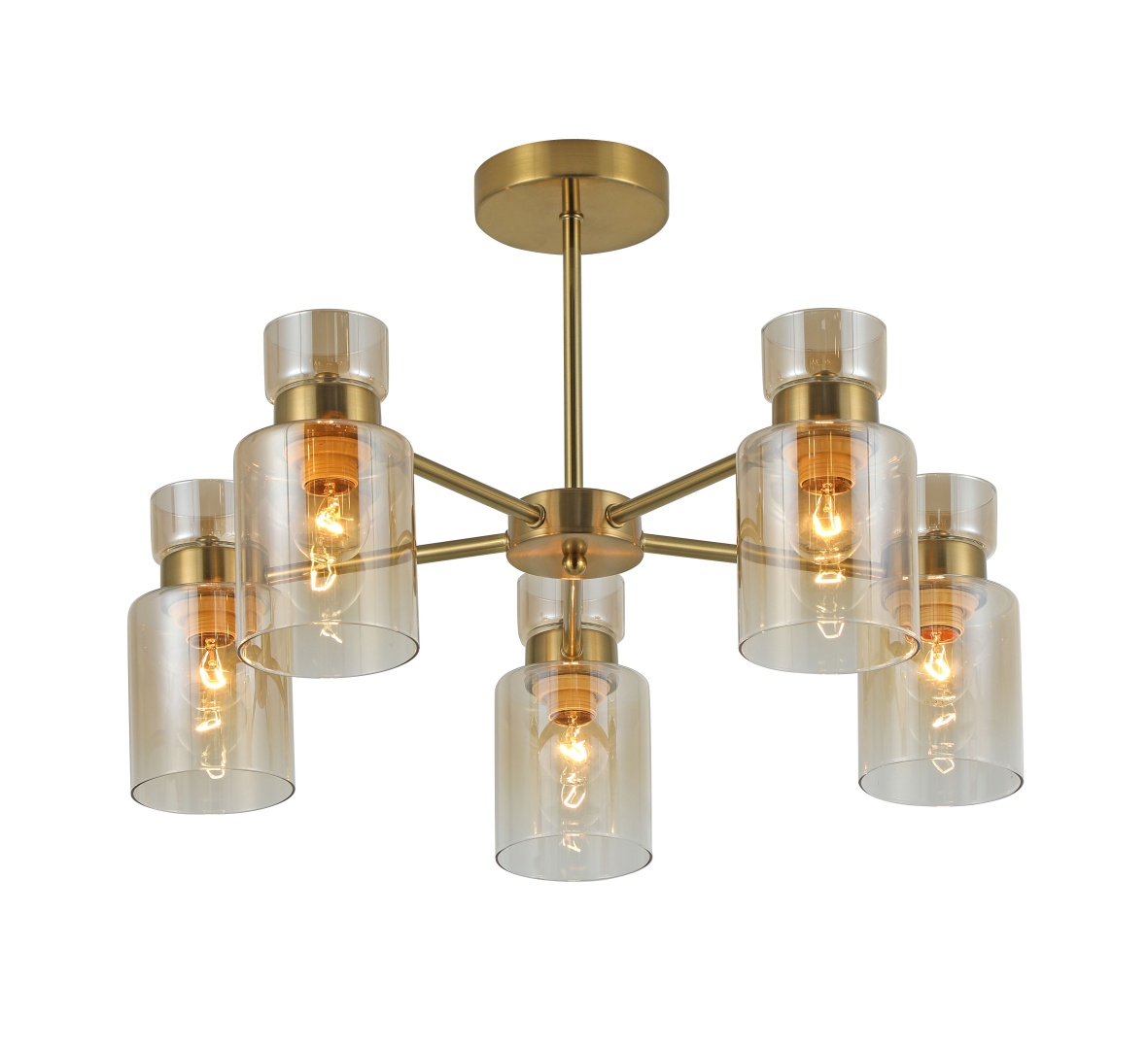 Изображение товара 07453/5 COPPER (1) Люстра (RL) # от магазина N&M Home