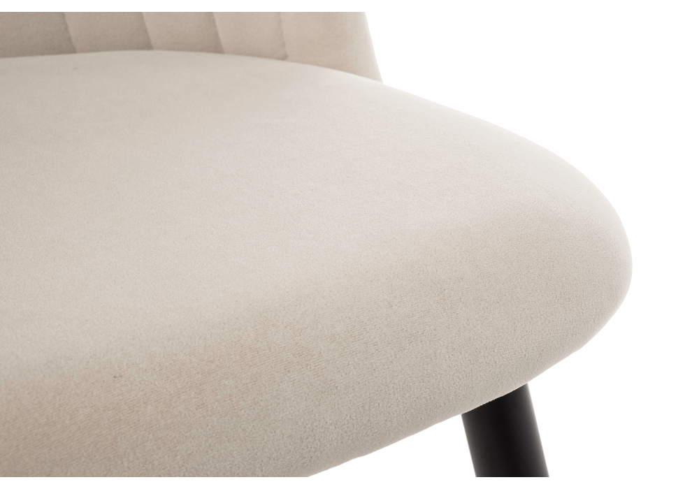 Изображение товара Стул на металлокаркасе Gabi 1 beige / black от магазина N&M Home