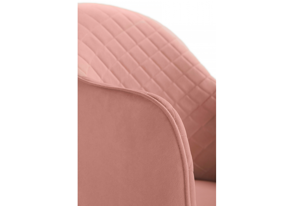 Изображение товара Стул на металлокаркасе Vener coral / black от магазина N&M Home