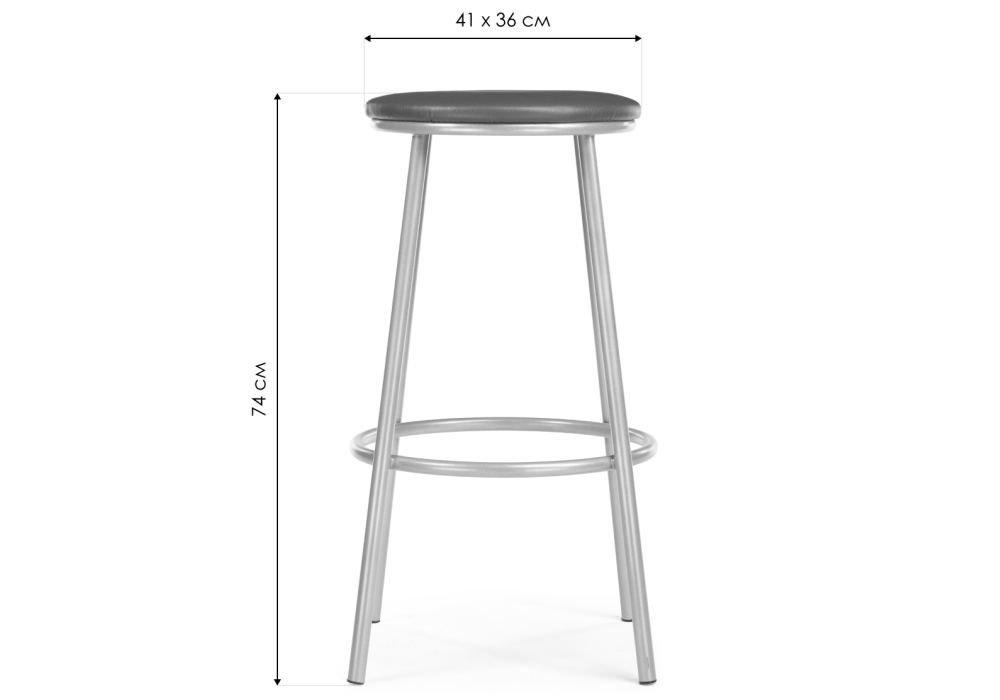 Изображение товара Барный стул Drezegomad белый / темный мусс от магазина N&M Home