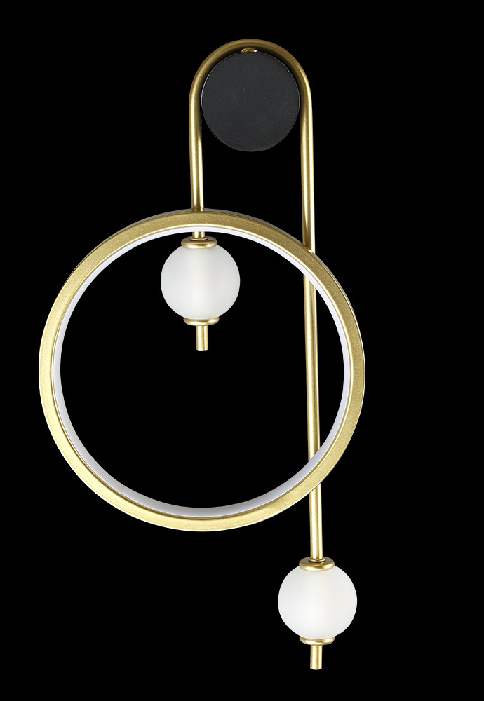 Изображение товара Бра Crystal Lux RODRIGO AP20W LED BLACK/GOLD от магазина N&M Home