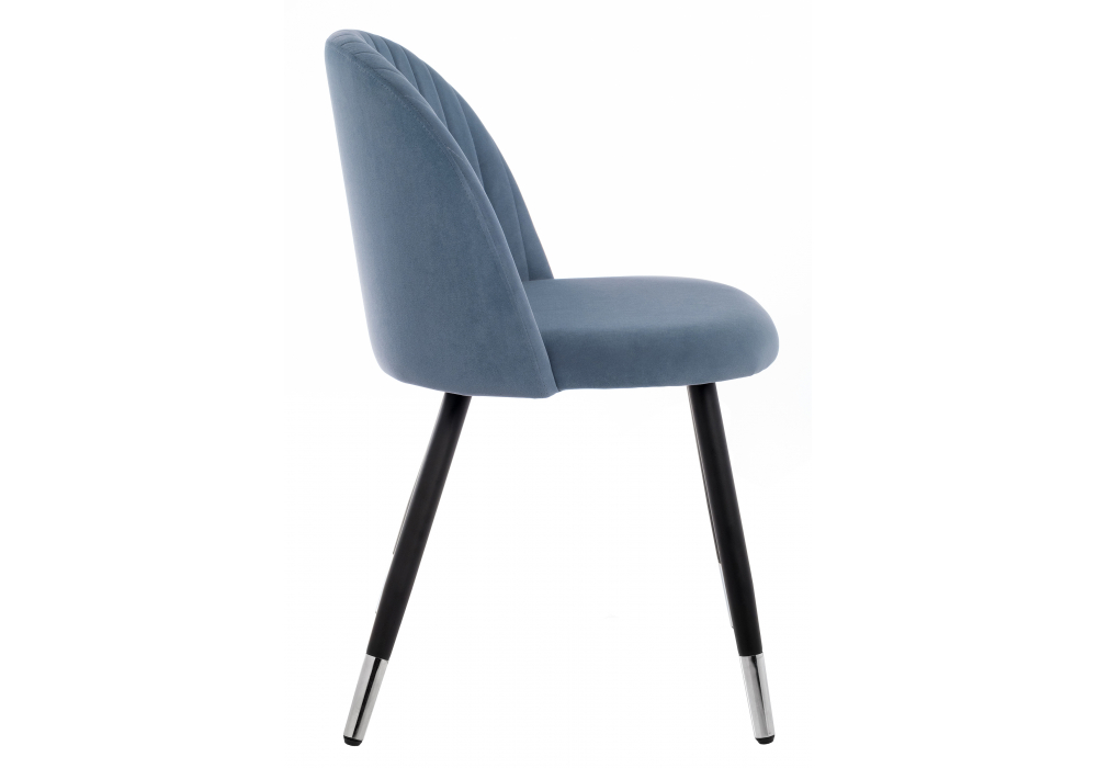 Изображение товара Стул на металлокаркасе Gabi blue / black от магазина N&M Home