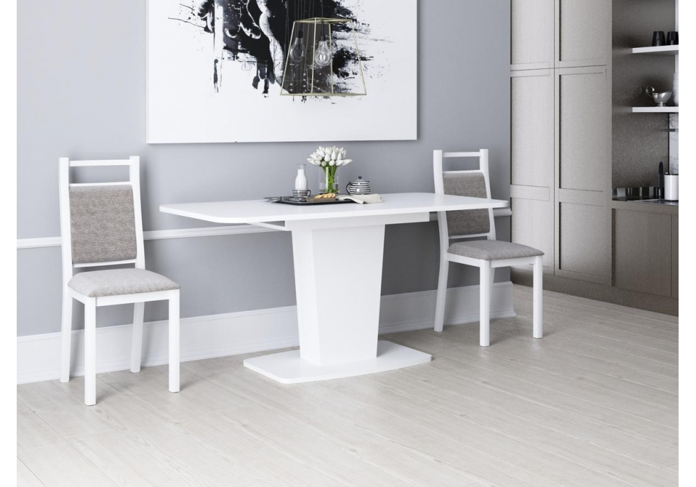 Изображение товара Стол деревянный Токио-28 белый от магазина N&M Home