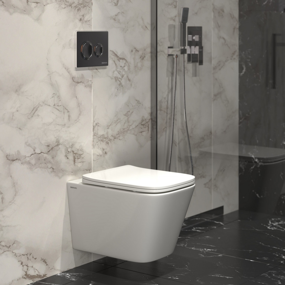 Изображение товара Кнопка BERGES для инсталляции NOVUM O3 от магазина N&M Home