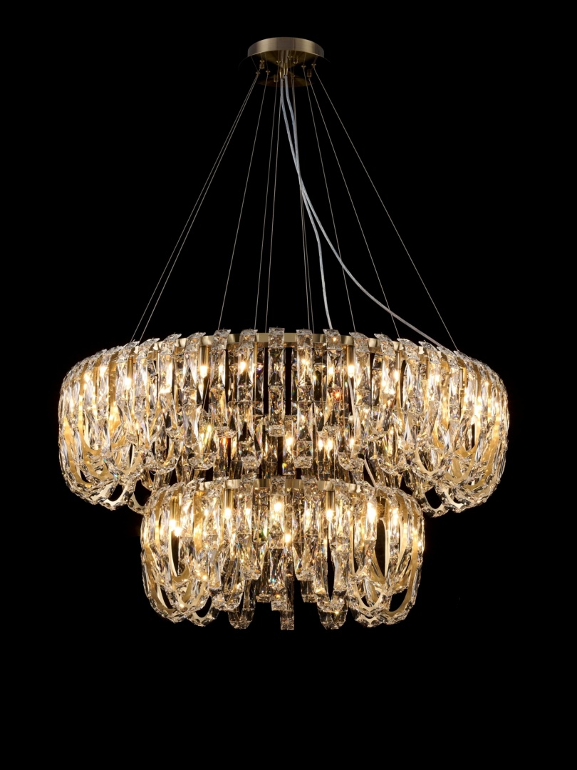 Изображение товара NW087-ф1000+600*H450(1200) BRONZE (1) Люстра NW от магазина N&M Home