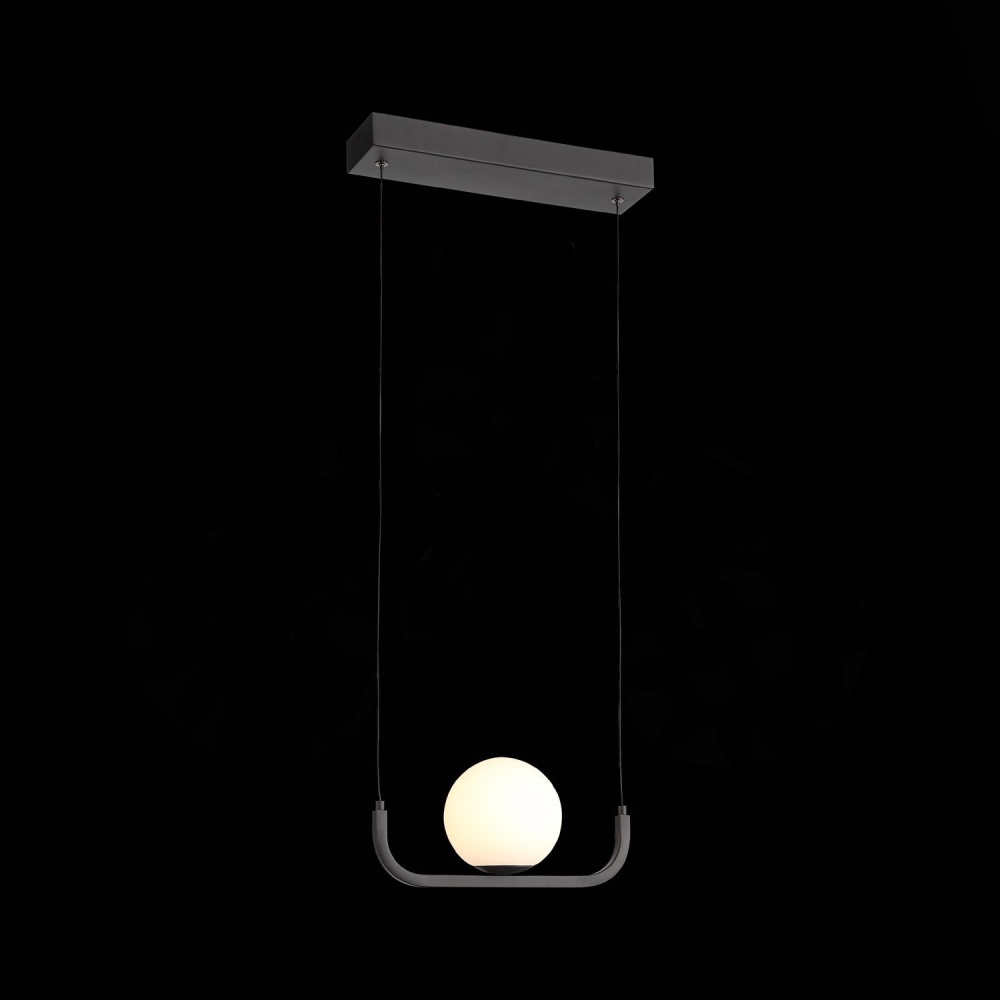Изображение товара SL1581.403.01 Светильник подвесной ST-Luce Черный/Белый LED 1*8W 3200K от магазина N&M Home
