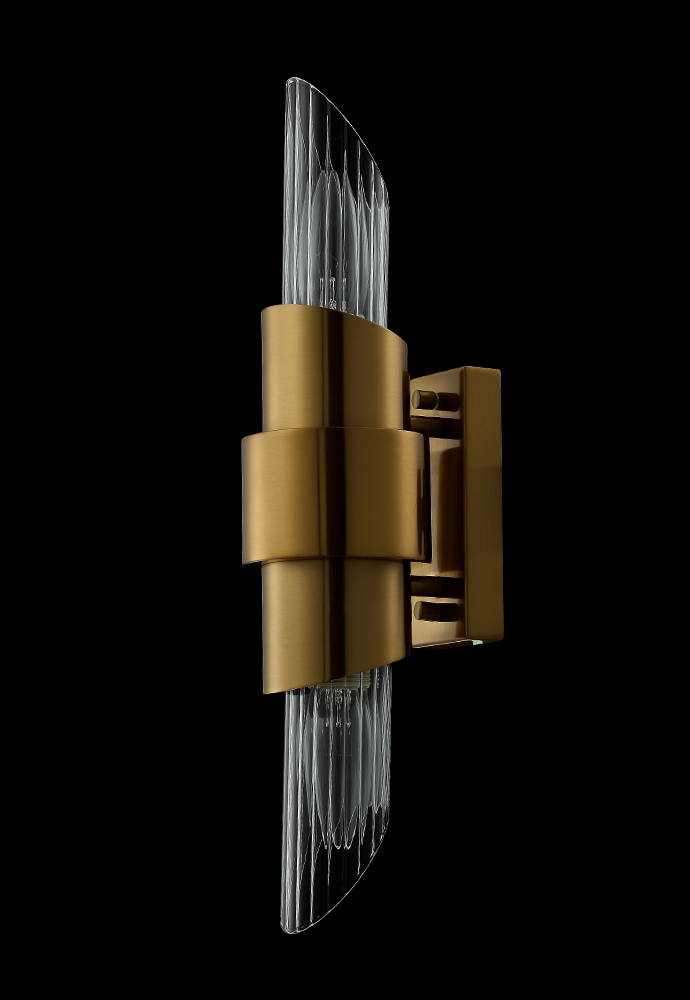 Изображение товара Бра Crystal Lux JUSTO AP2 BRASS от магазина N&M Home